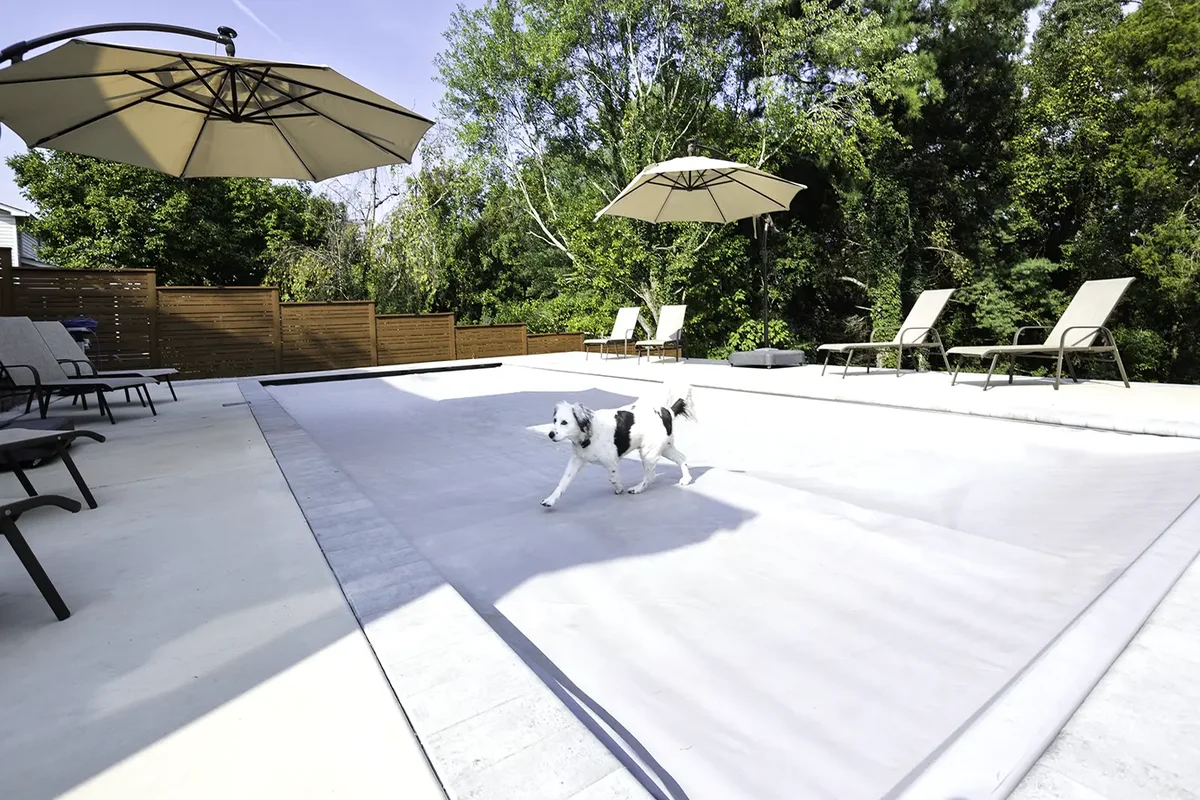 Why choose Integra automatic pool covers — stainless steel mechanisms with ASTM F1346 certification