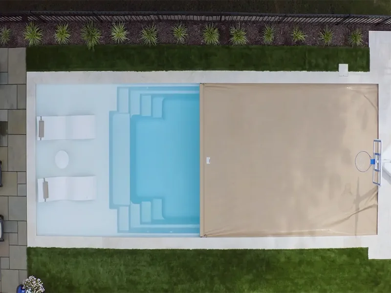 Integra pool cover durability under pressure — ASTM F1346 certified construction